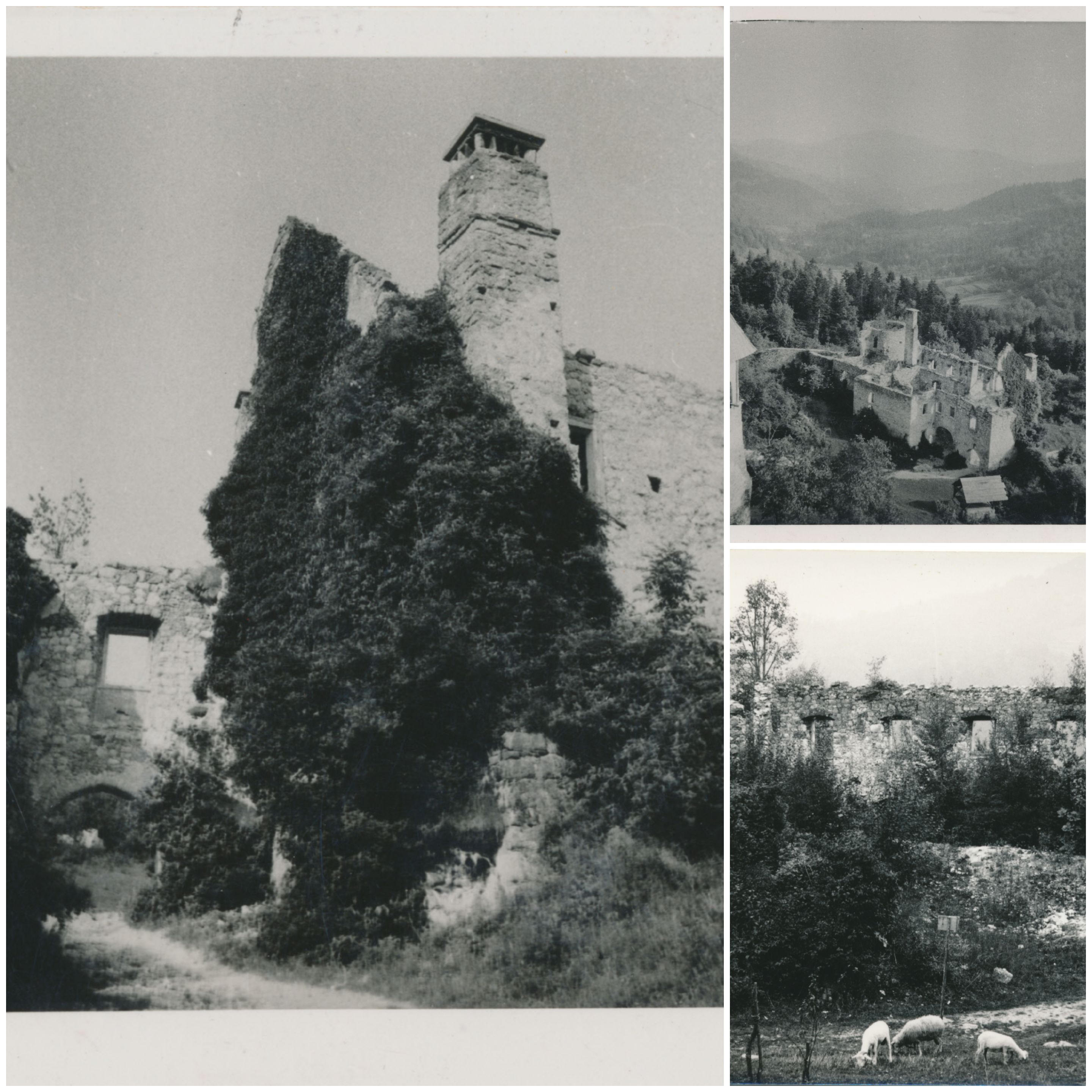 Spodnji grad v Kostelu